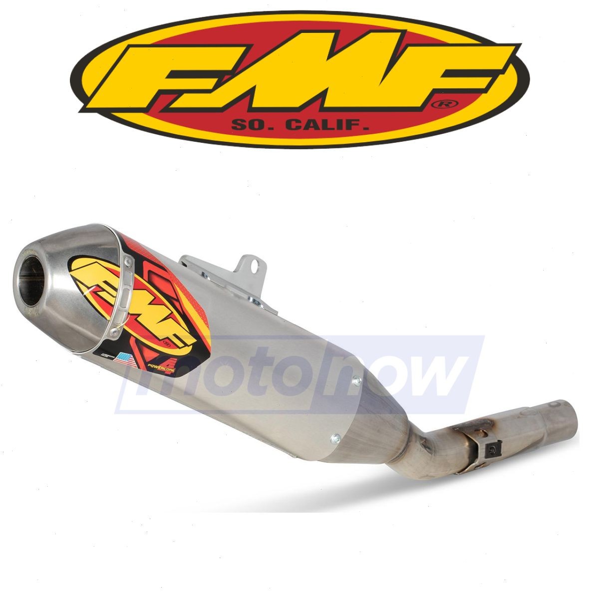 FMF Racing PowerCore 4 Hexagonal Slip-Ons for 2021 Honda CRF450RX - Exhaust ti