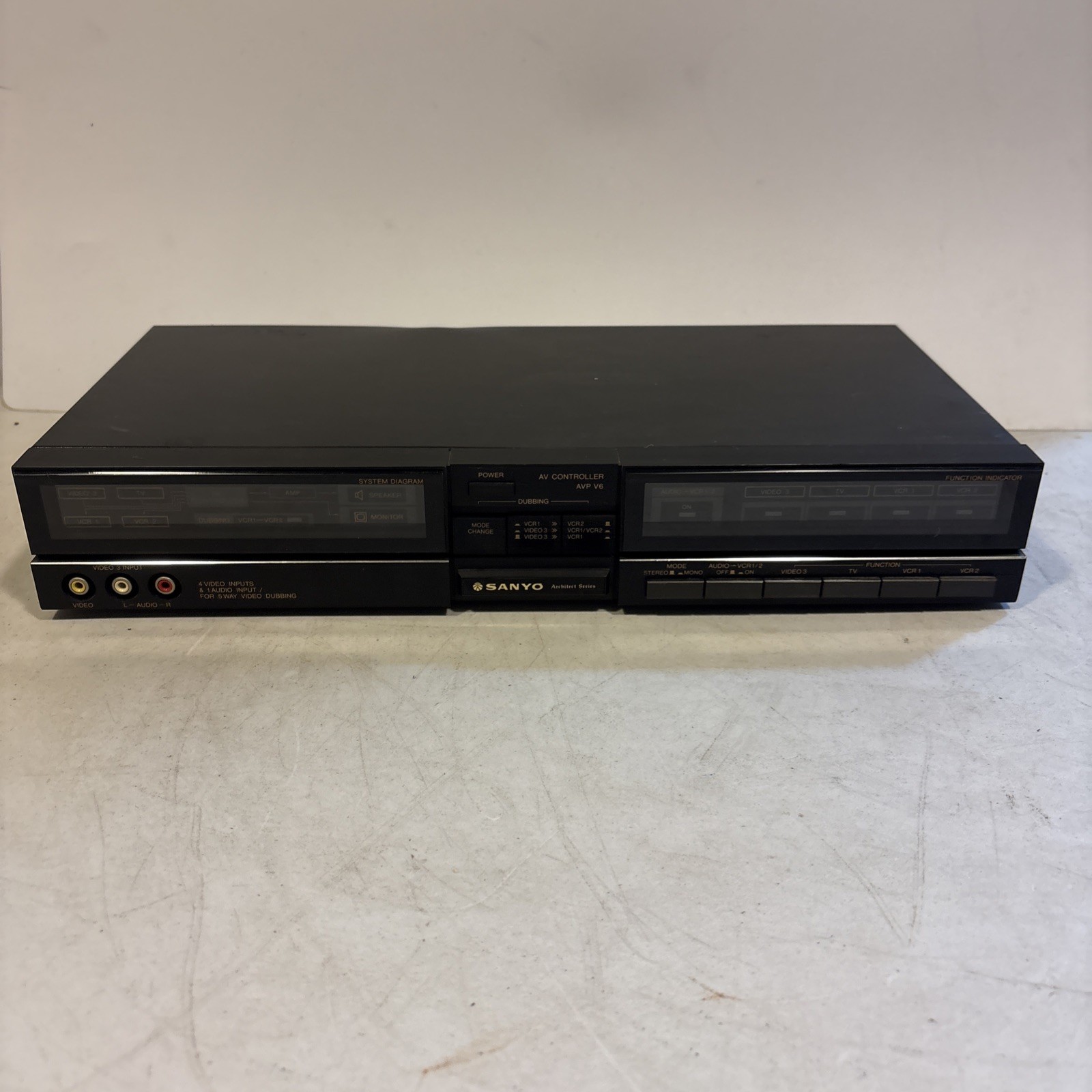 SANYO ARCHITECT SERIES AVP V6 AV CONTROLLER VTG Stereo Equipment