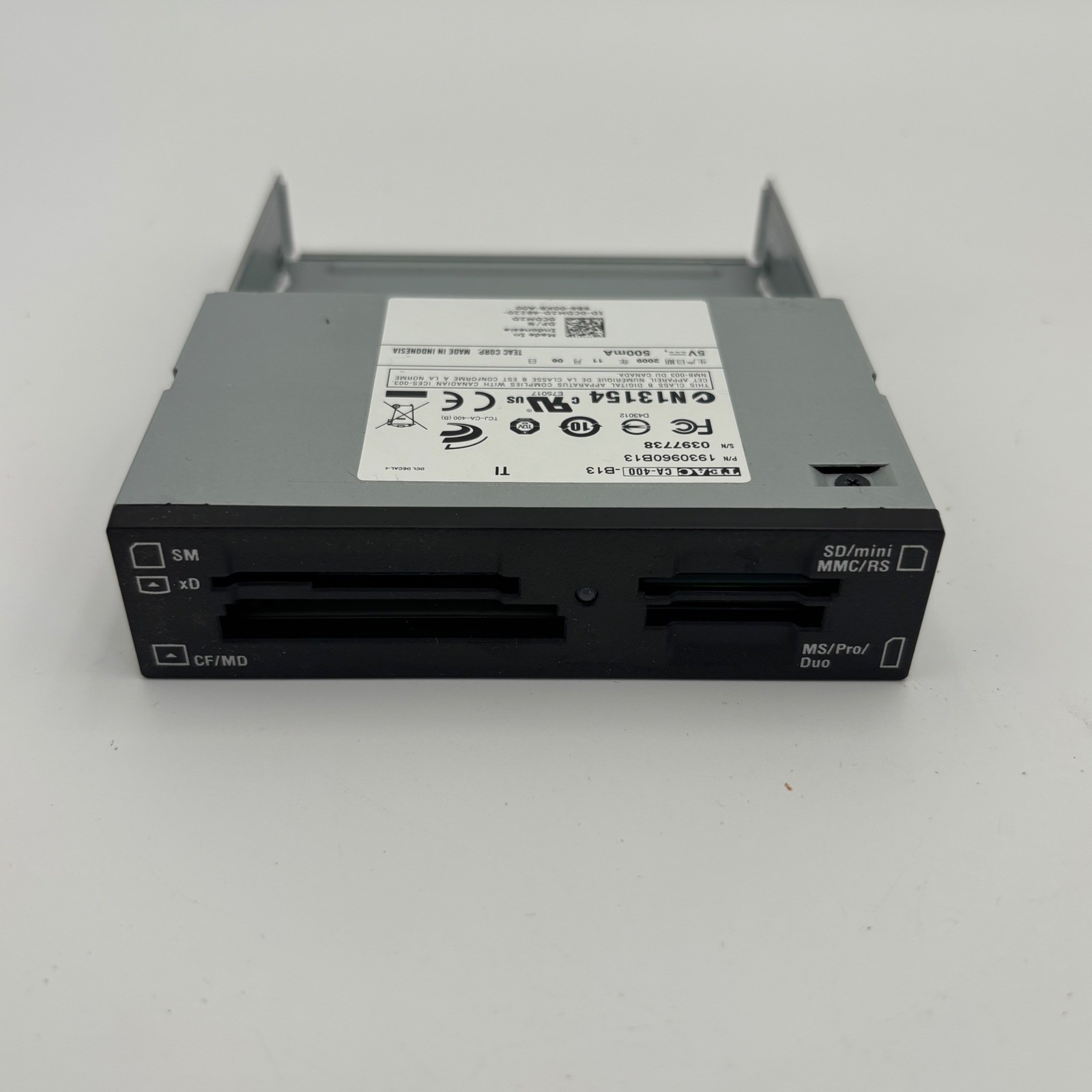 TEAC CA-400-B13 Internal Multi Card Reader PC 3.5 Bay Black Excellent 0CDM2D
