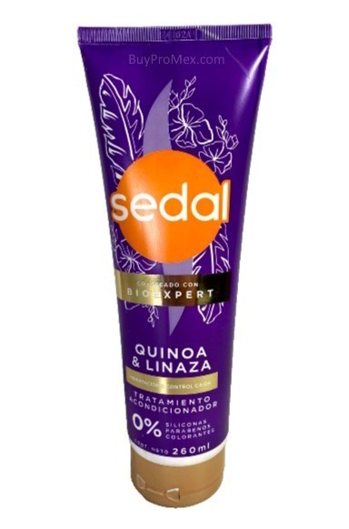 SEDAL Tratamiento Acondicionador/ Hair Treatment Quinoa & Linaza 260ml/8.79oz