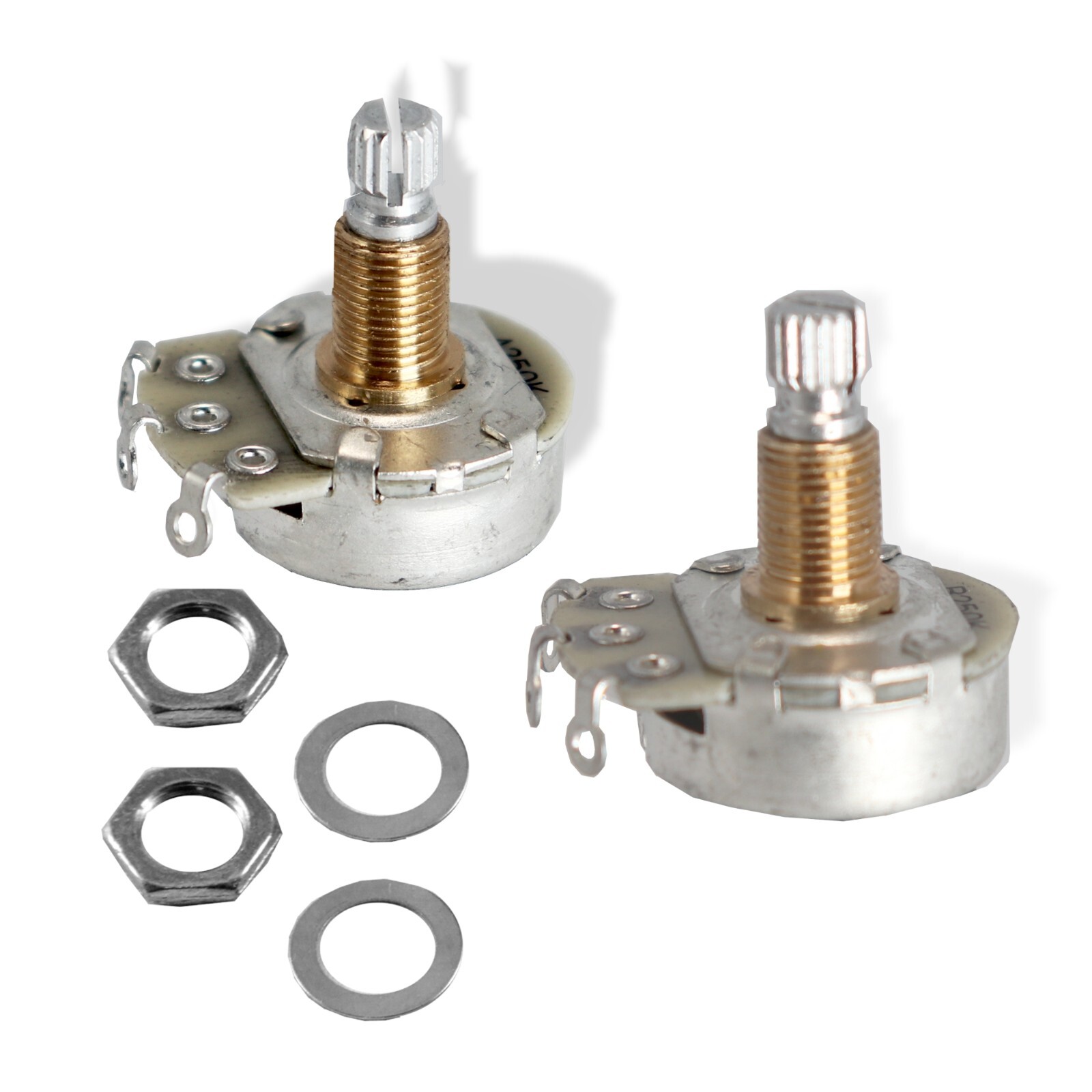 Potentiometer 250K Alpha Korea Quarter Size AB Set 24mm 481940AB
