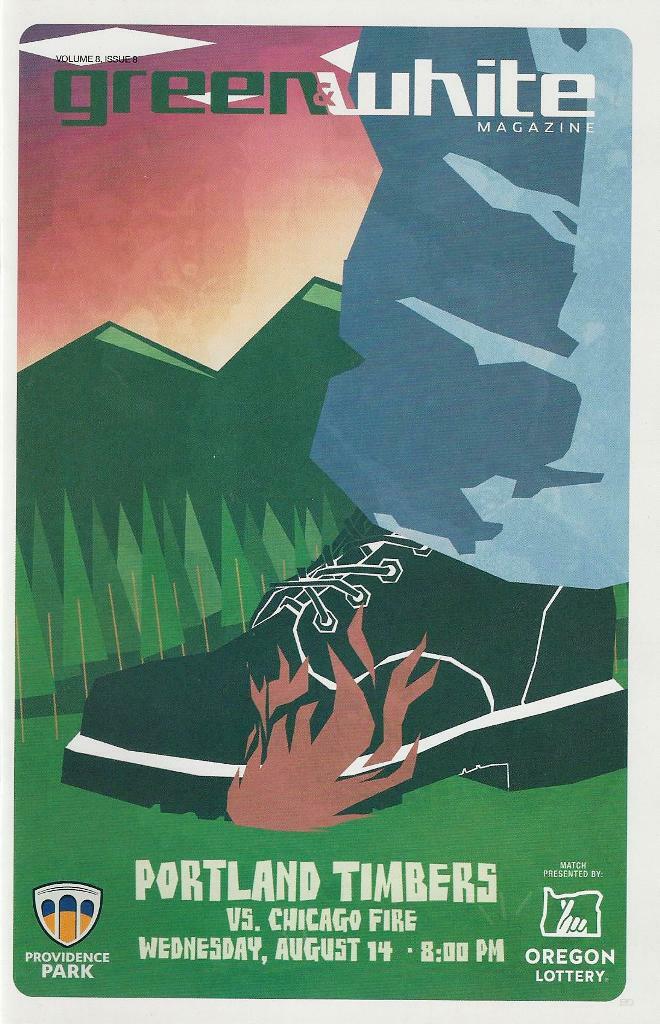 Portland Timbers 'Green & White' MLS Soccer/Football Program Volume 8, Issue 8