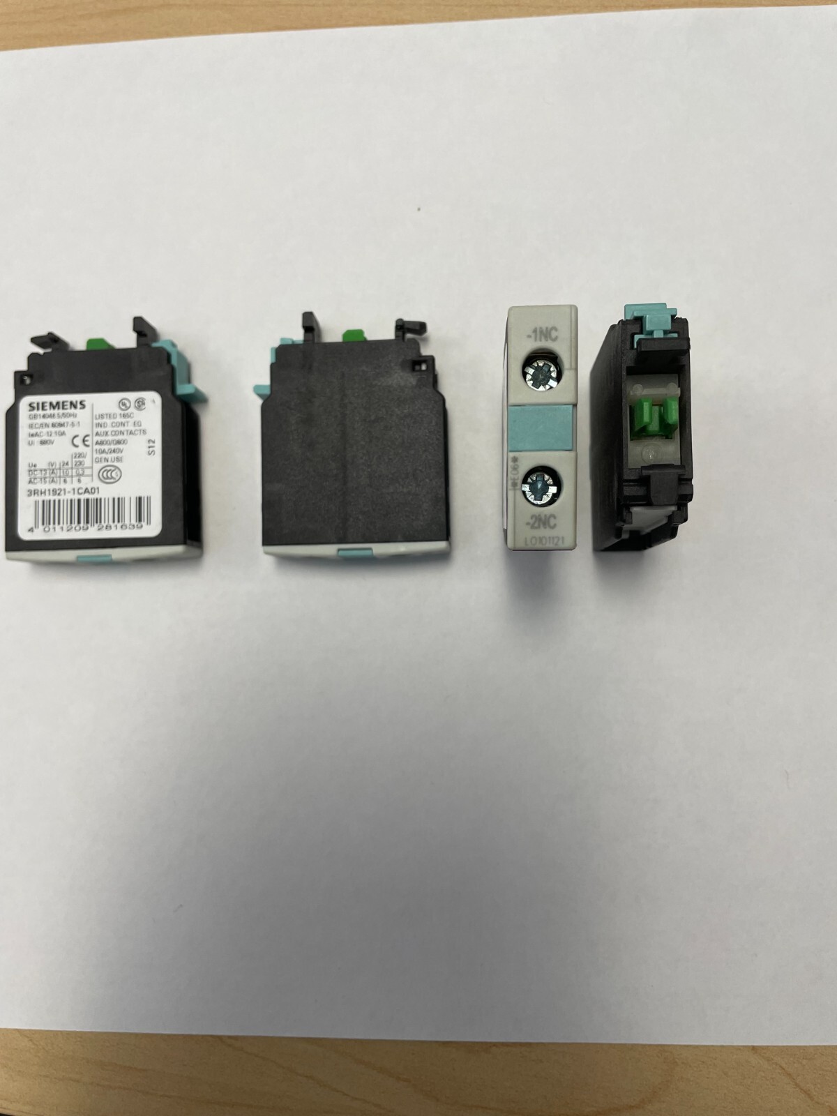 SIEMENS 3RH1921-1CA10 AUXILLARY CONTACT