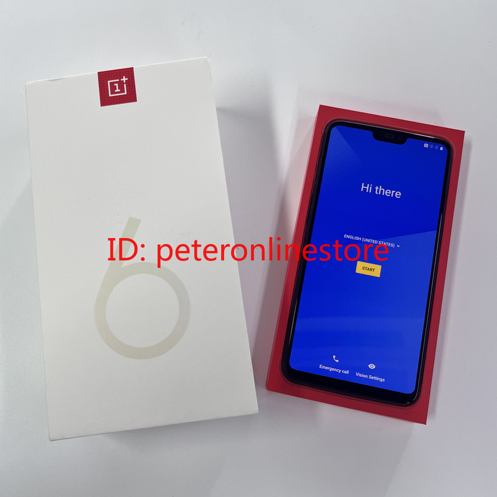 OnePlus 6 Dual SIM 6/8GB RAM 64/128GB ROM Unlocked 4G LTE Octa-core Android6.28"