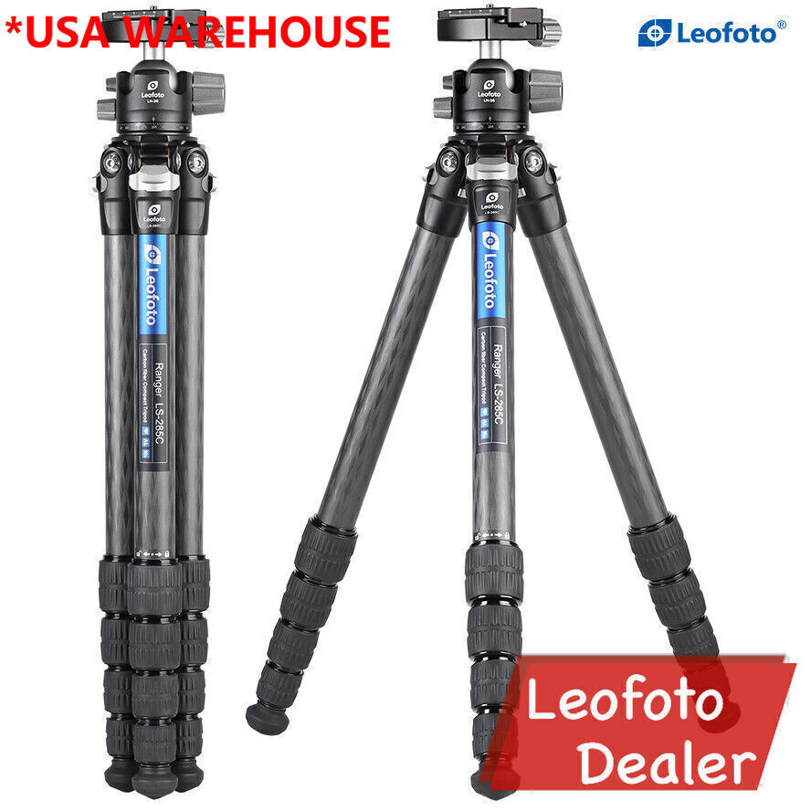 Leofoto Tripod LS-285C + LH-36 Professional Carbon Fiber with bag