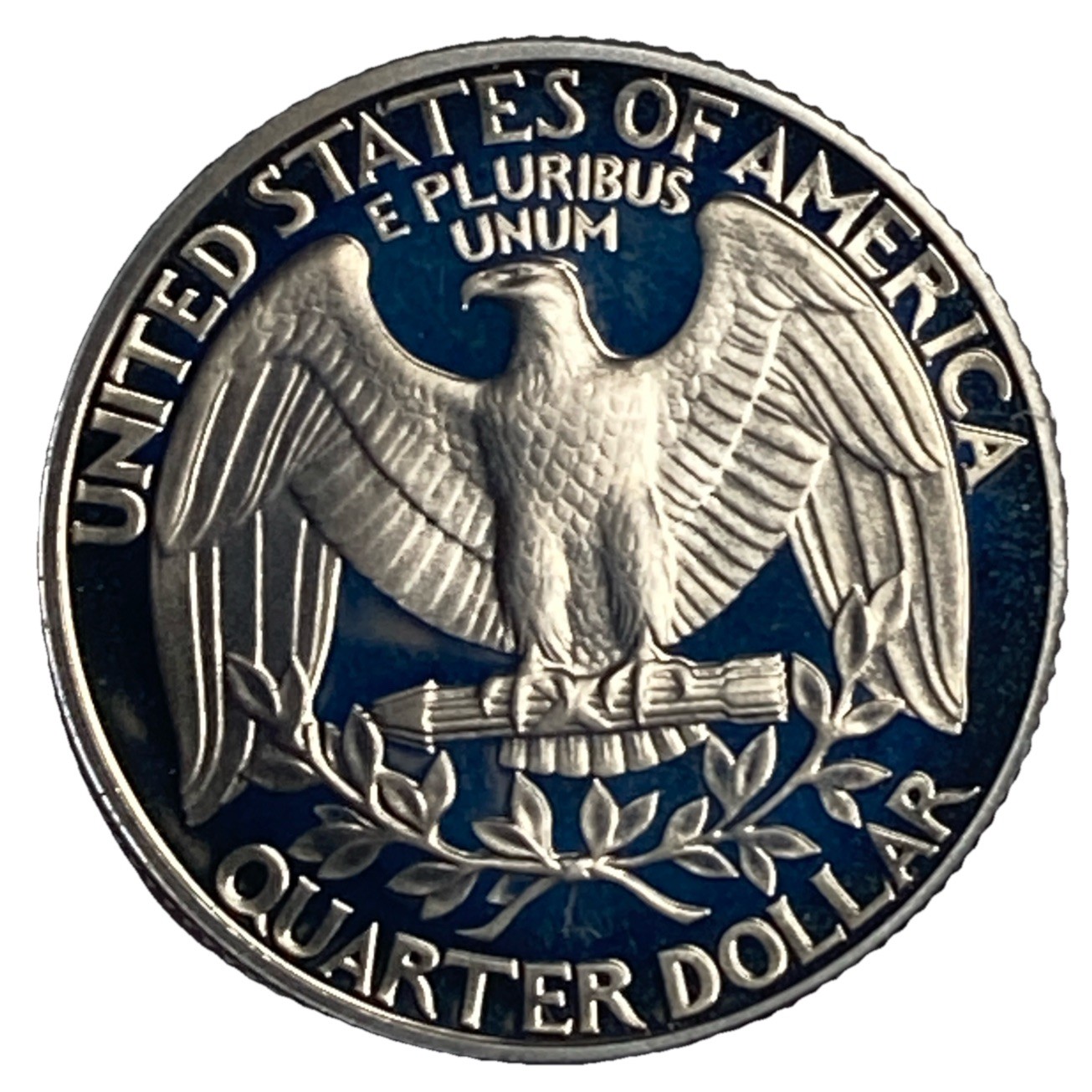 1987-S Proof Type Washington Quarter 25 Cent Coin.