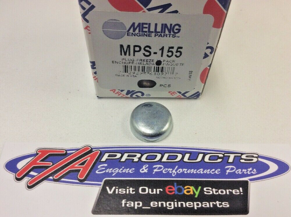 Melling MPS-155 13/16" Steel Shallow Engine Expansion Plug Cup Freeze Out Plugs