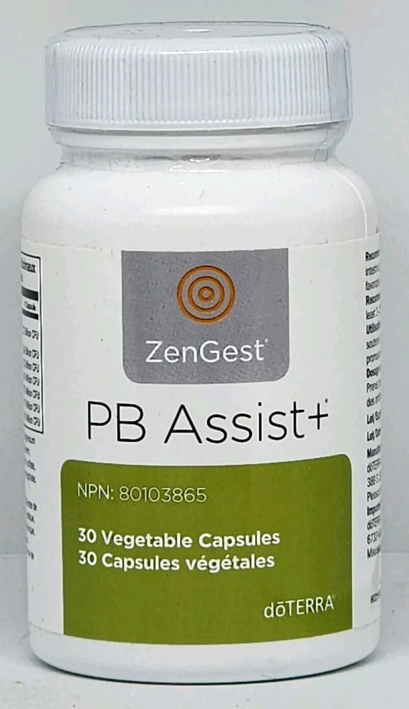 doTerra ZenGest PB Assist + Probiotic 30 Vegetable Capsules New Sealed Bottle