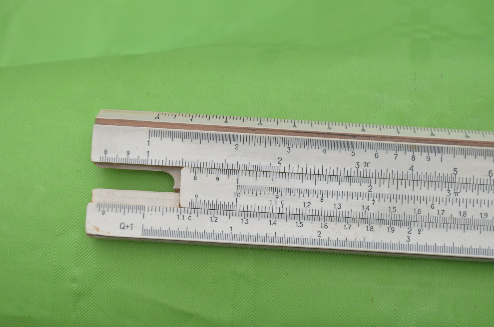 USSR manufactured slide rule with case