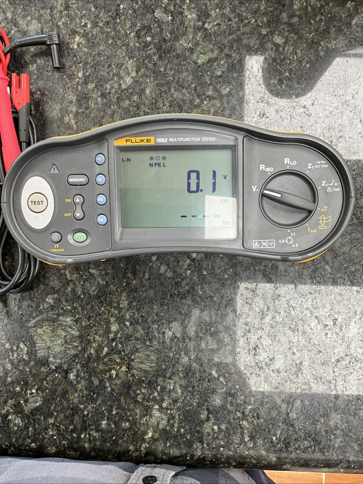 FLUKE 1662 MULTIFUNCTION INSTALLATION TESTER WITH Hard Case