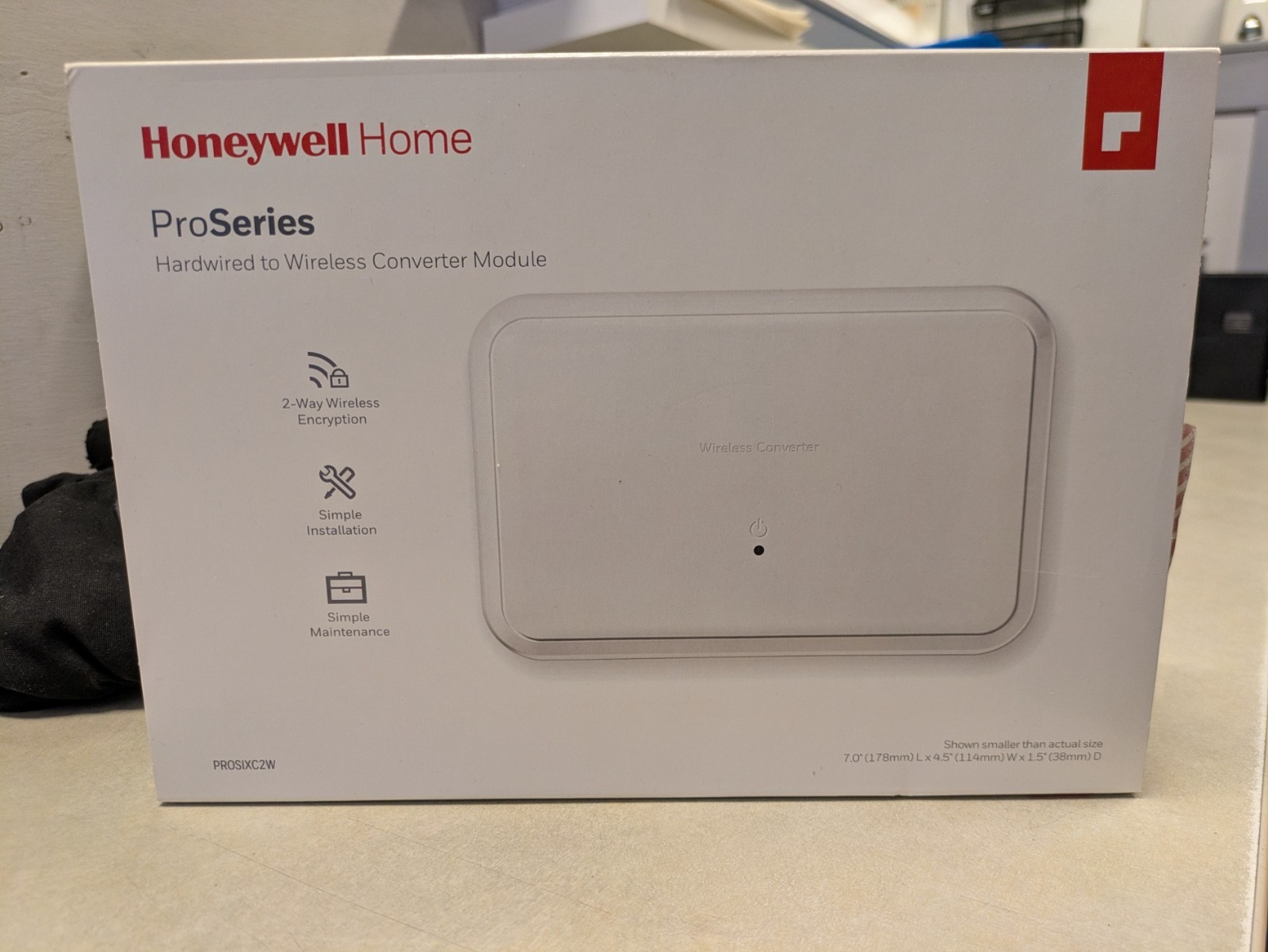 NEW! Honeywell Home PROSIXC2W ProSeries Hardwired to SIX Wireless Converter