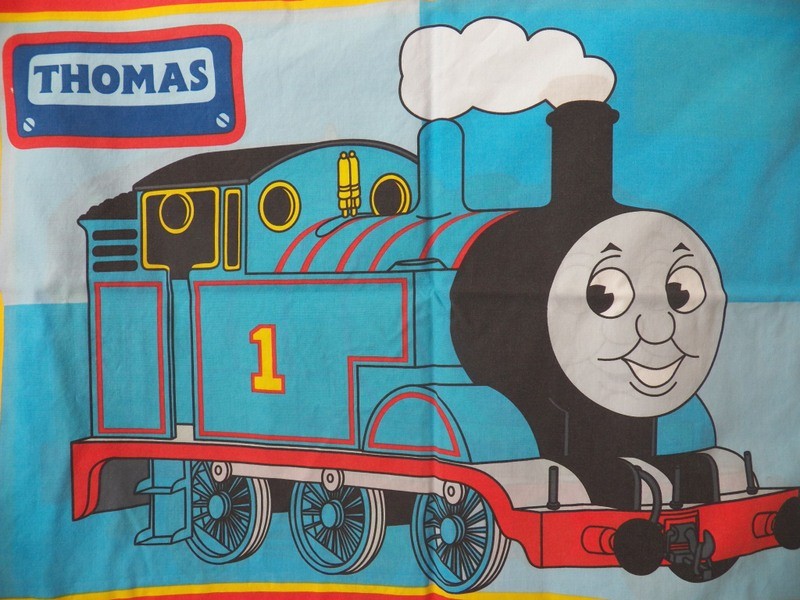 Thomas The Train Pillowcase double sided Percy on reverse 29X20 Vtg 2006 Gullane