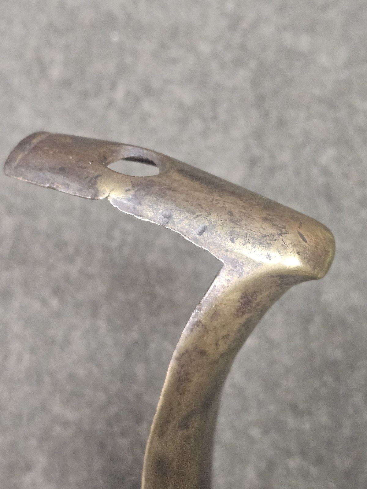 Black Powder Muzzleloader Brass Buttplate (See Measurements)