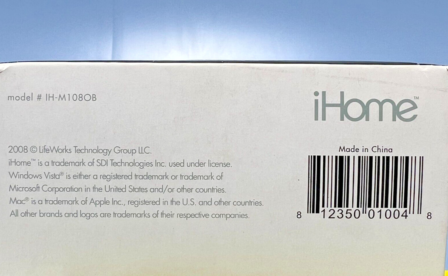 iHome IH-M108OB Slimline Optical Mouse (USB); Rubberized Side Grips