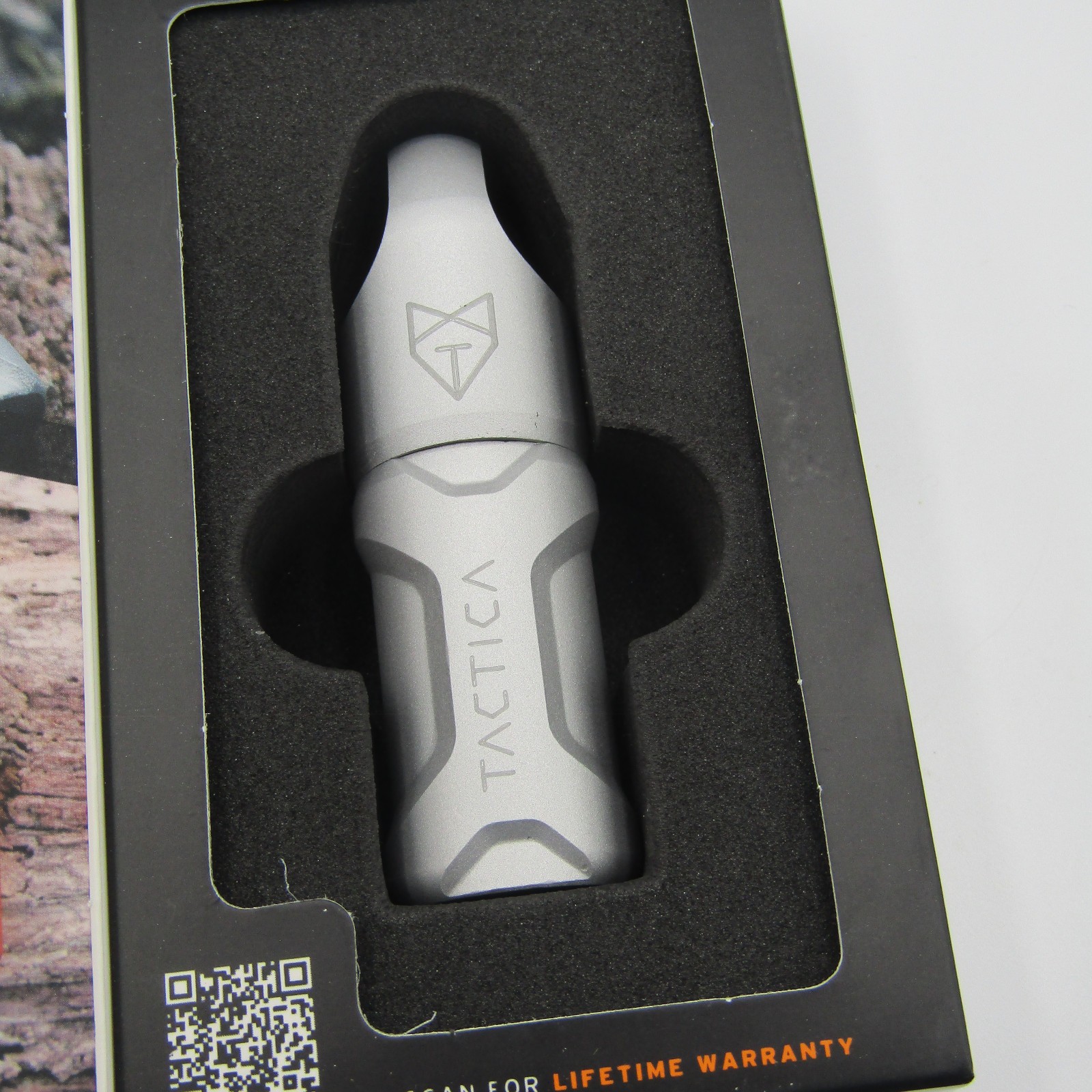 TACTICA X.100 COMPACT GRAY WATERPROOF REFILLABLE SURVIVAL LIGHTER NEW