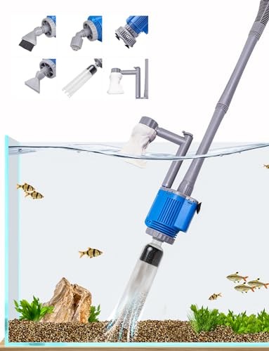 Aquarium Gravel Cleaner - Electric Automatic Removable Vacuum Water Changer