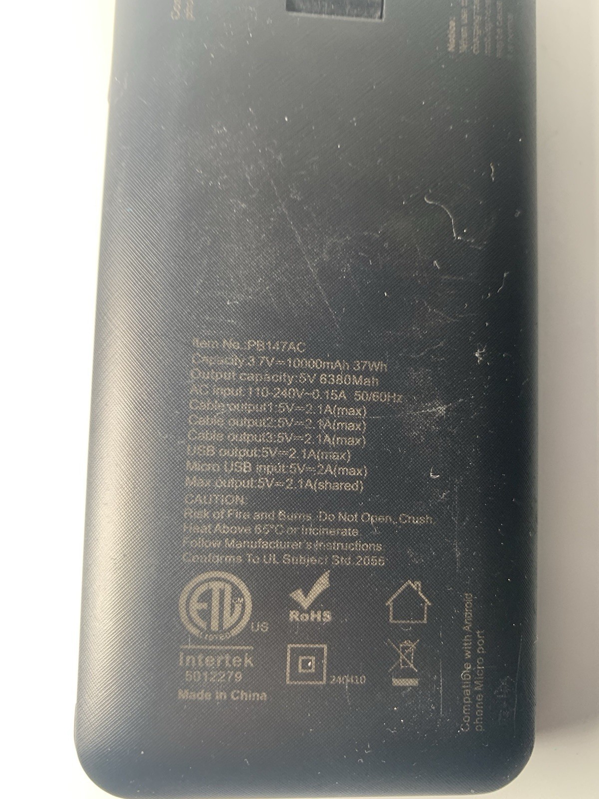 Portable Solar 15 Watts and Q 10000mAh Power Bank, Slim Portable Charger