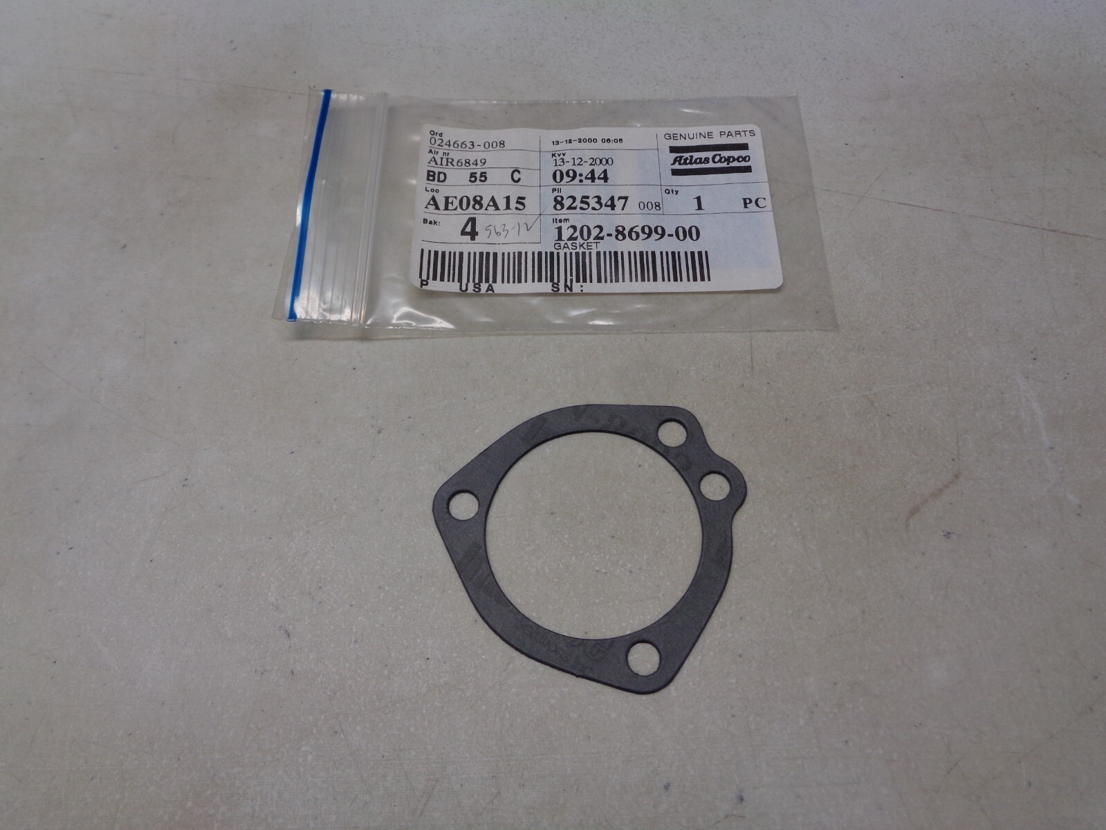 Atlas Copco Gasket 1202-8699-00 1202869900