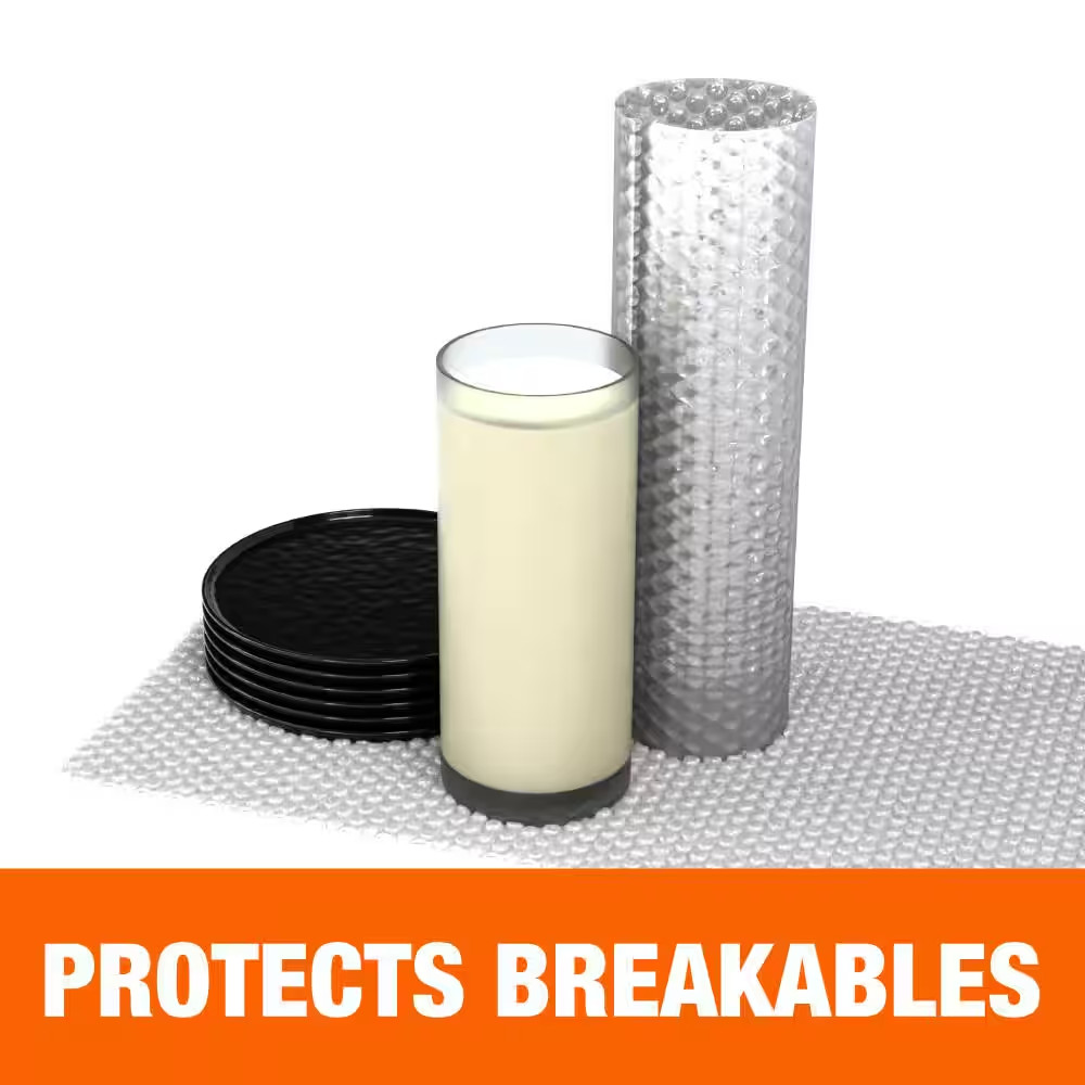 12 In. X 90 Ft. Clear Bubble Cushion