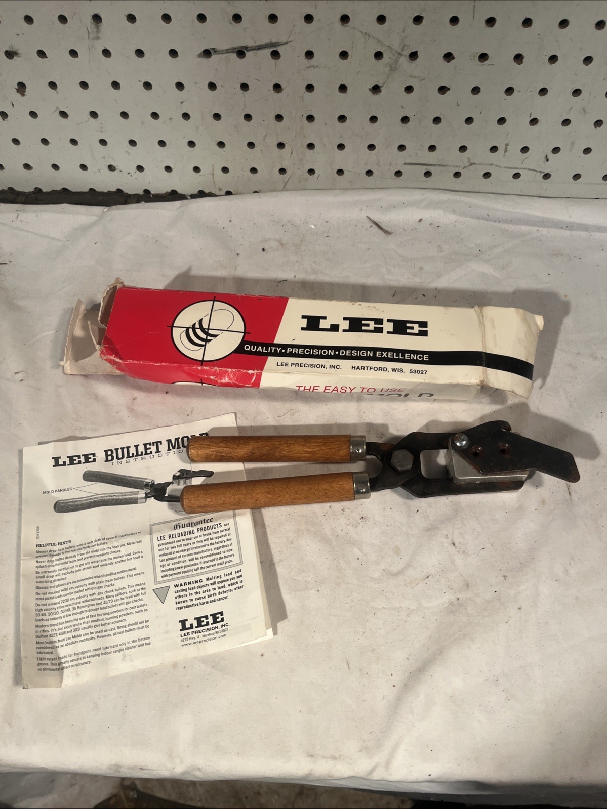 LEE Mold 90299 2 Cavity Bullet TL430-240-SWC 240 Grain