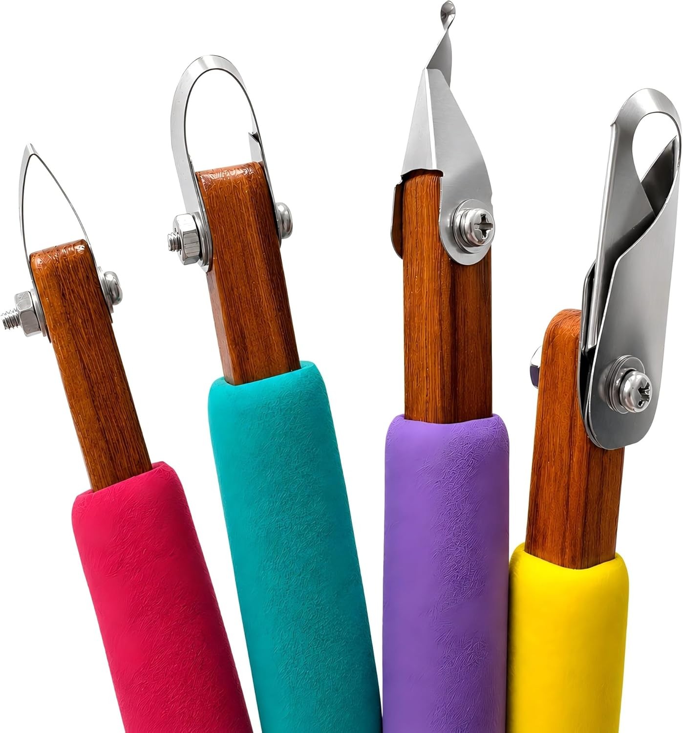 Professional Pottery Carving Tool Set 4-Piece 304 Stainless