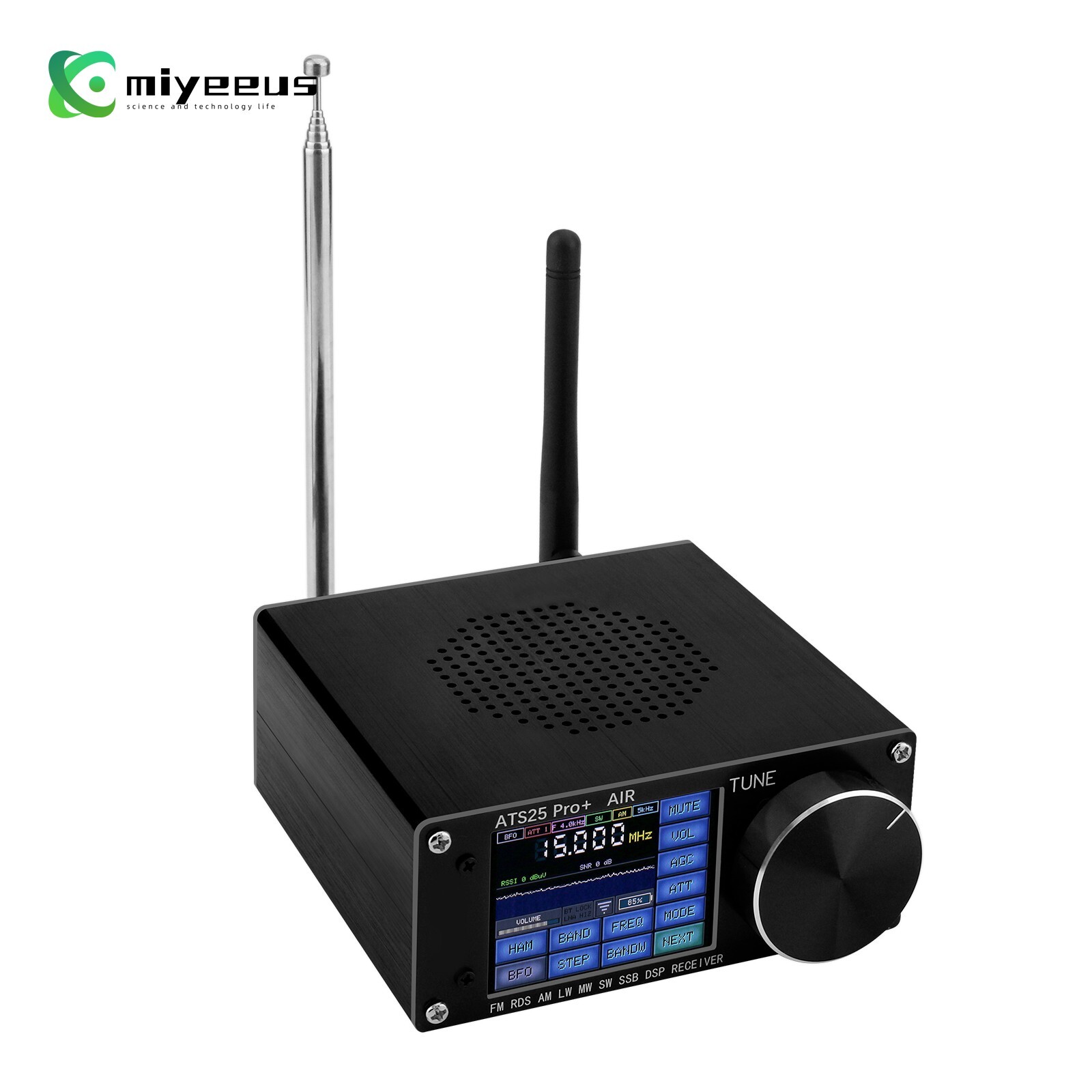HAMGEEK ATS25 Pro+ FM SW SSB MW LW AIR SDR Receiver Aviation Band Receiver *USA