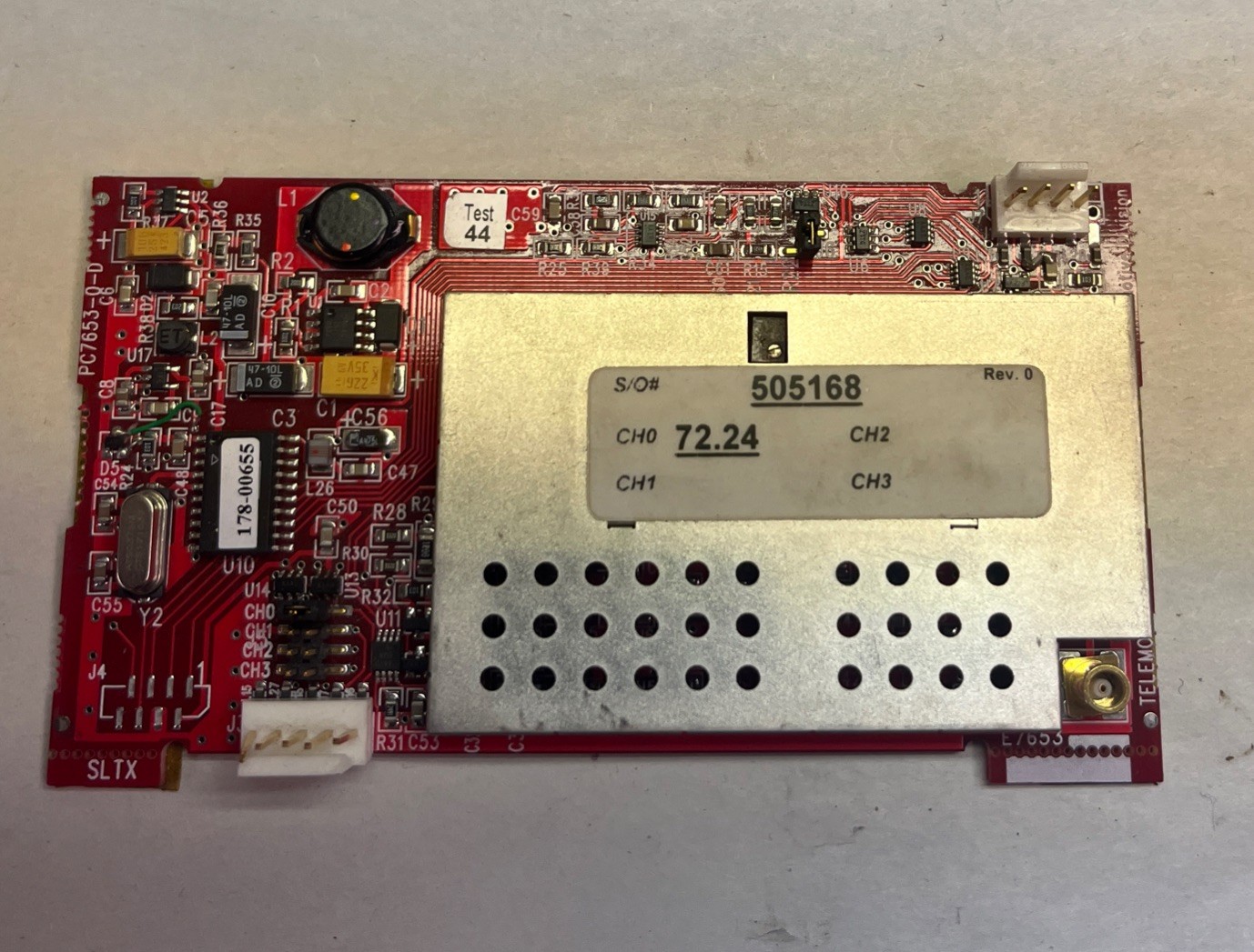 TELEMOTIVE,PC7653-0-D,REMOTE RADIO FREQUENCY BOARD