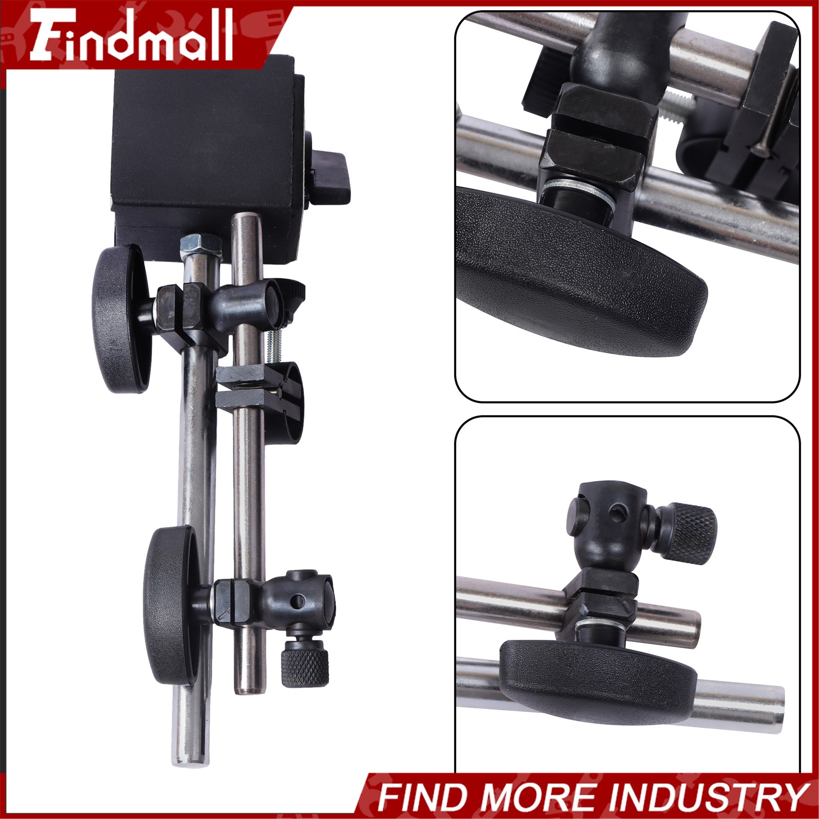 Findmall Dial Indicator, Magnetic Base & Point Precision Inspection Set