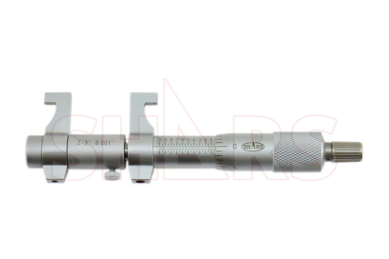 Shars 2-3" Inside Mechanical Micrometer .001" Bore Caliper New P}