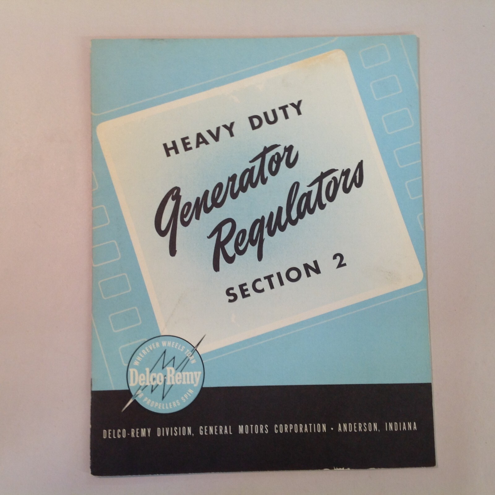 Vtg 1952 Delco-Remy Heavy Duty Generator Regulators Section 2 GM Corp Indiana