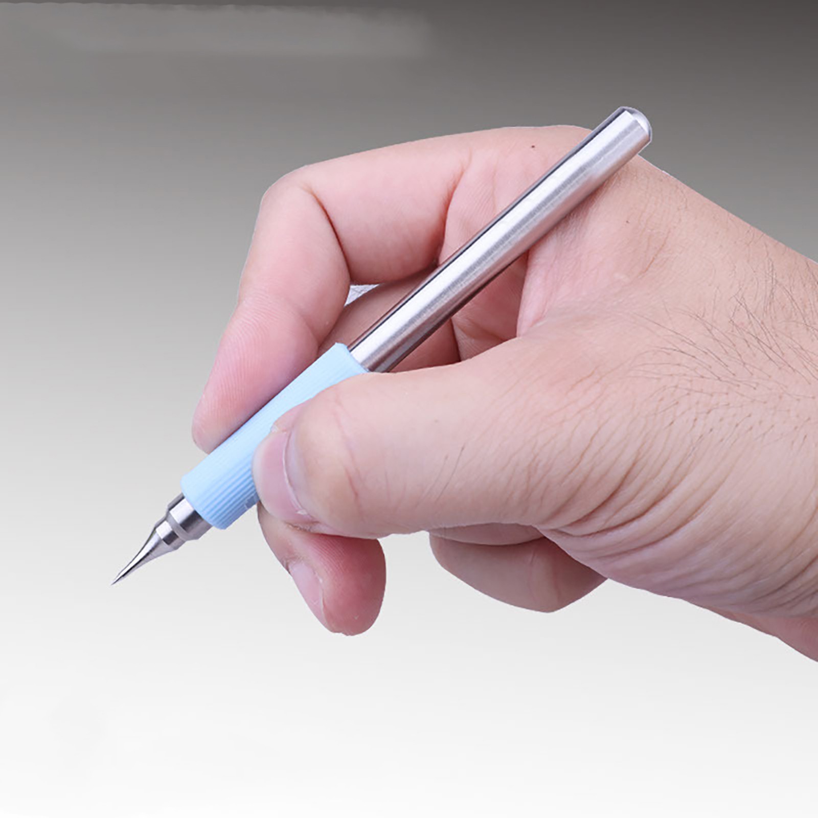 Modeling Scriber Tool Scale Model Engraved Needle Pen With Grinding Stone E