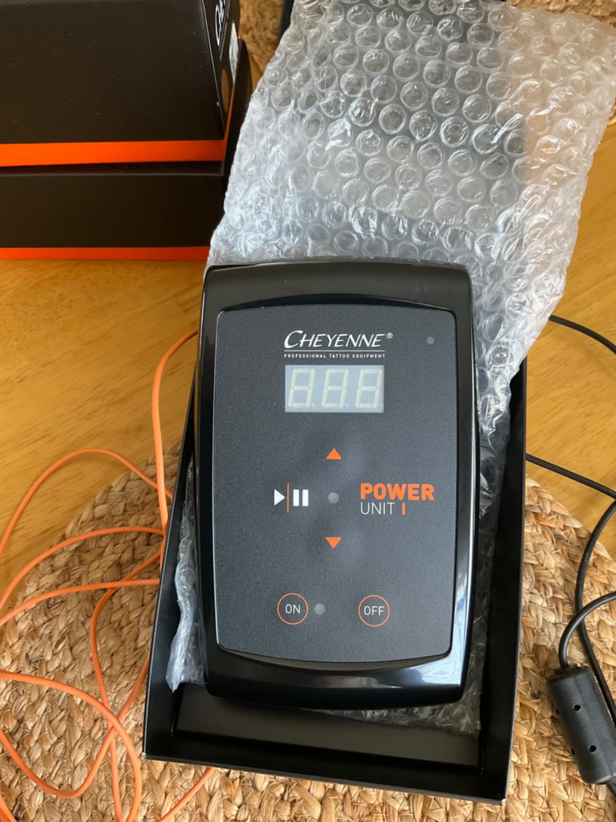 Cheyenne Tattoo Power Supply - Unit 1 with cords - New - Never Used