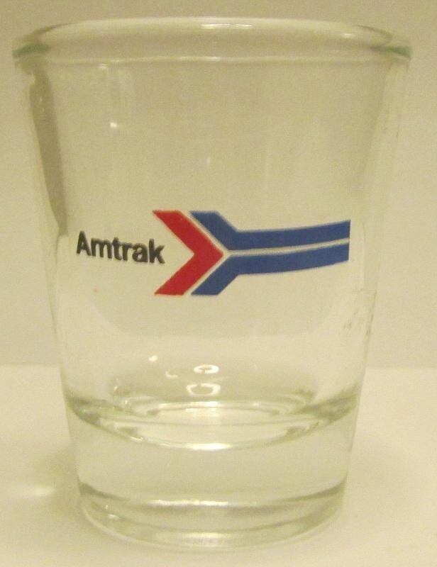 Amtrak Trains 1½ Shot Glass