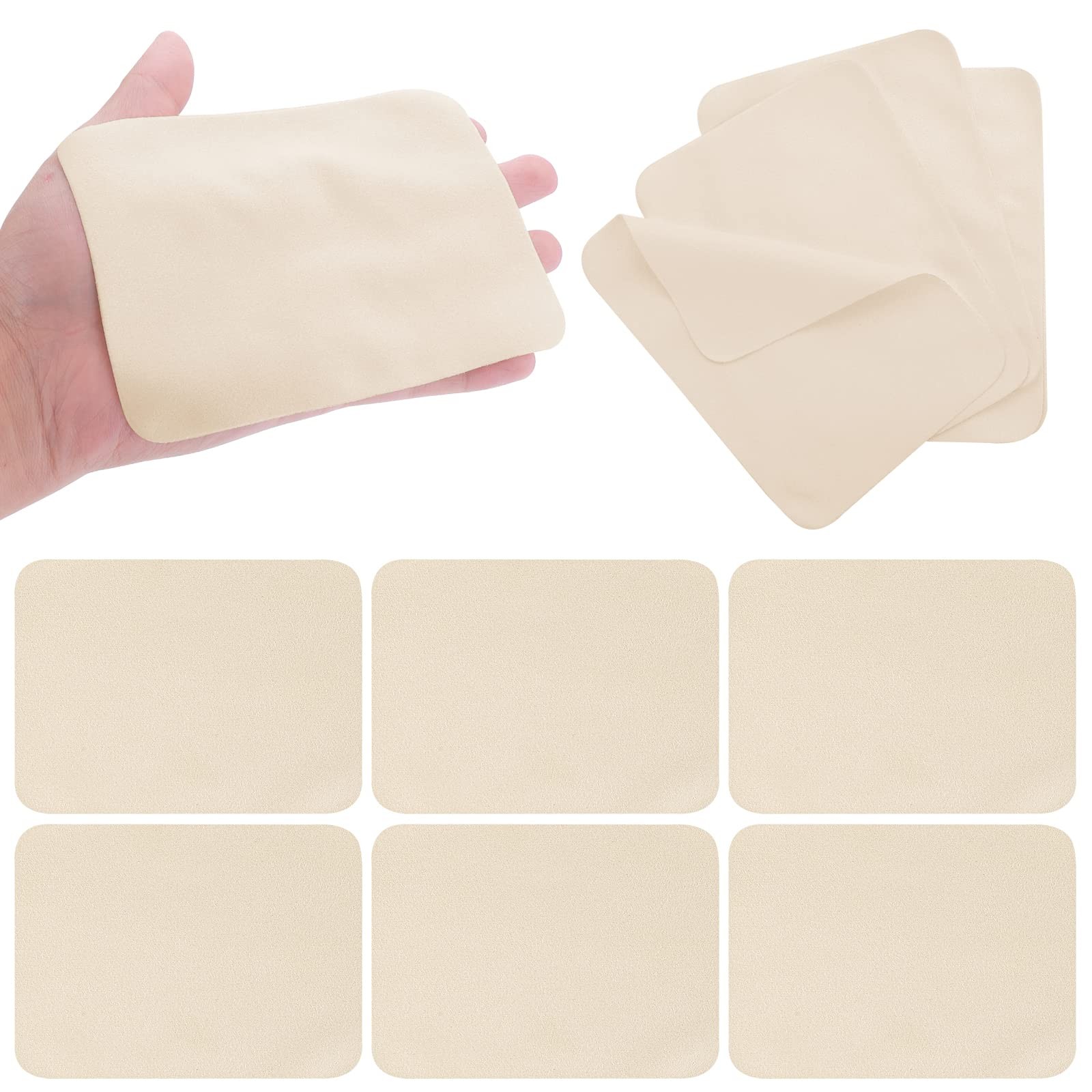 10 Pieces Chamois Pottery Tools Pre-Cut Cloth Clay Beggie