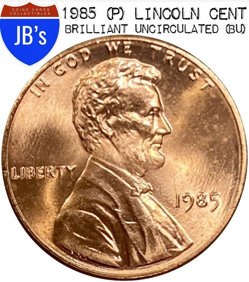 1985 (P) Lincoln Memorial Cent Penny 1c - BRILLIANT UNCIRCULATED (BU)