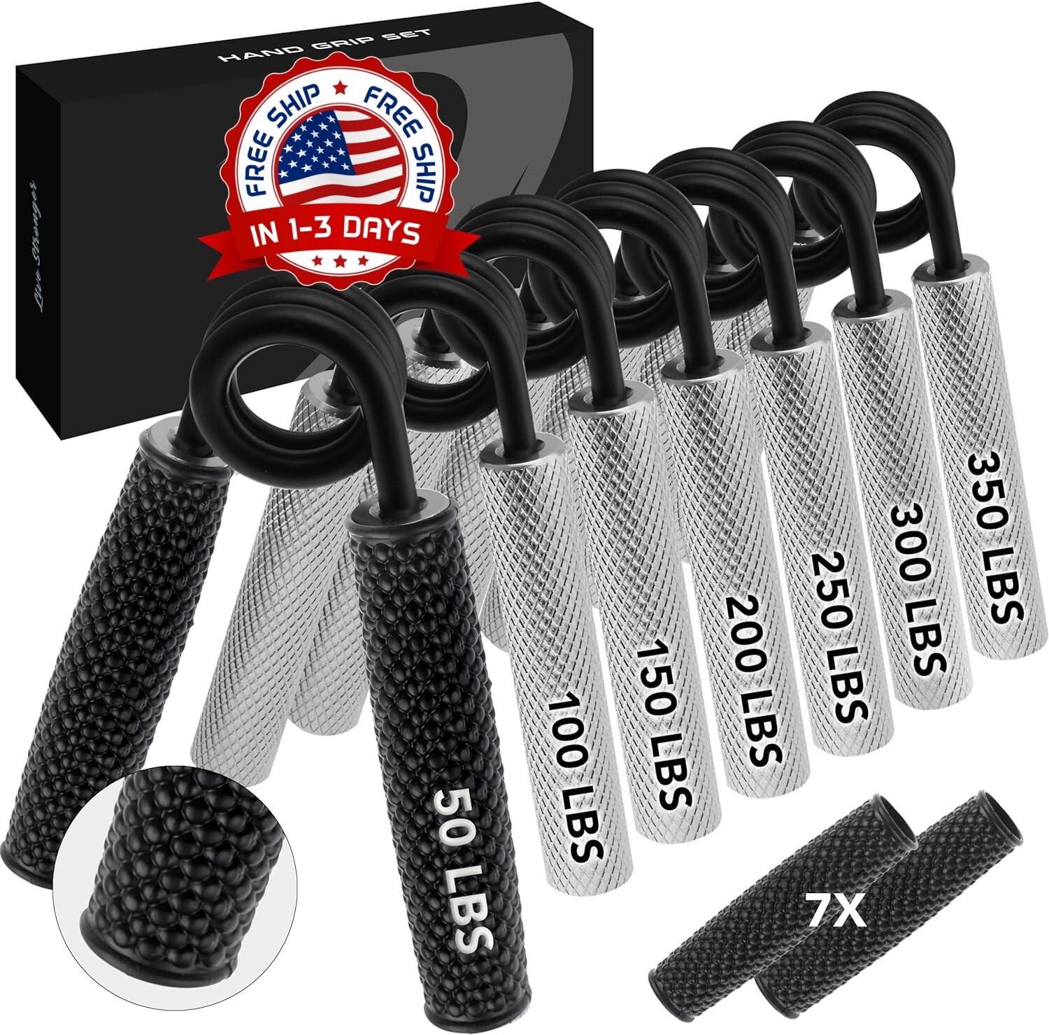 Kit De Entrenamiento Fortalecedor De Agarre De Mano Entrenador Fuerza Para Manos
