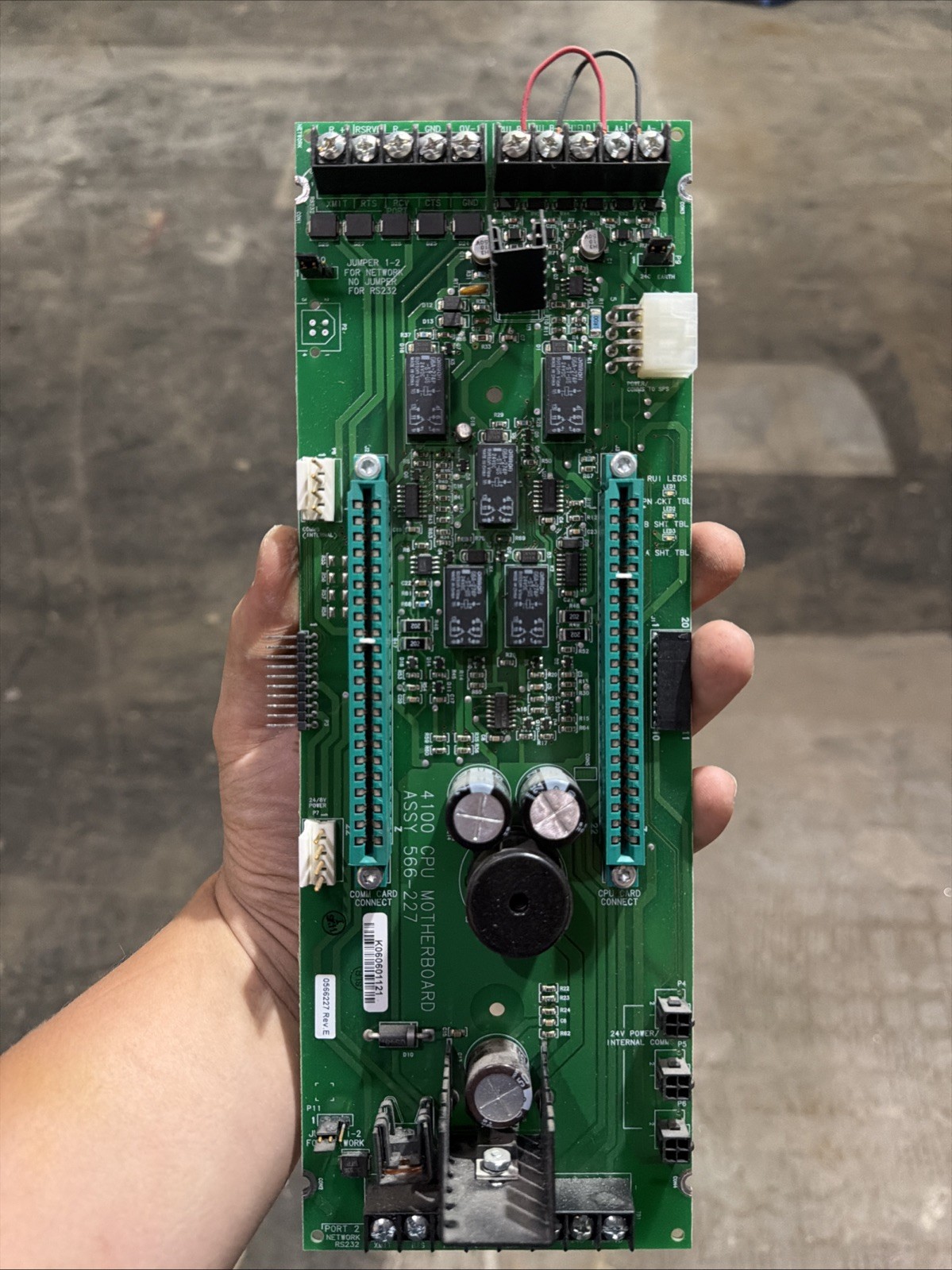 SIMPLEX 566-227 637-158 MOTHER BOARD FIRE ALARM CARD