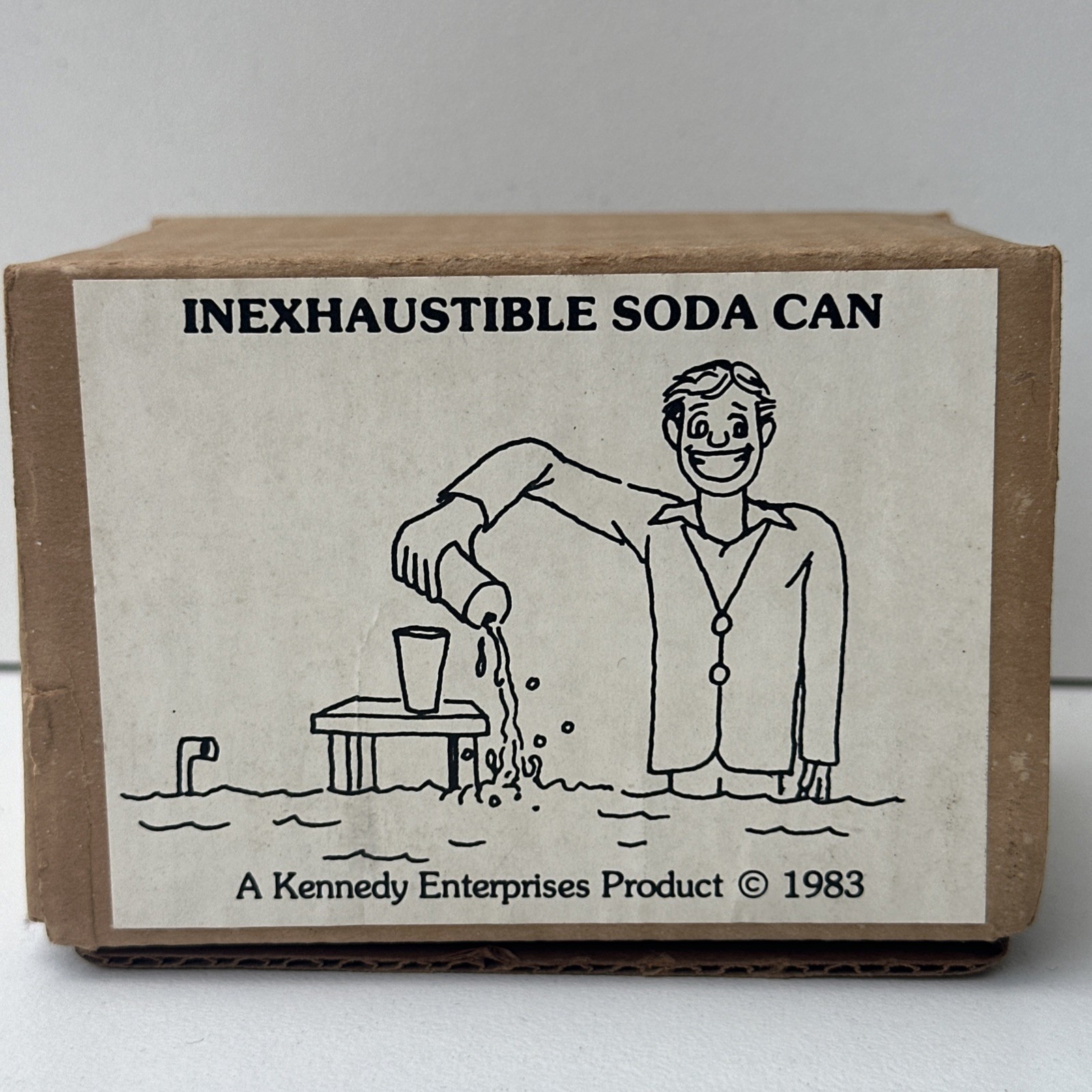 Rare Hard Inexhaustible Soda Can Kennedy Enterprises Magic Illusionist 1983 Prop
