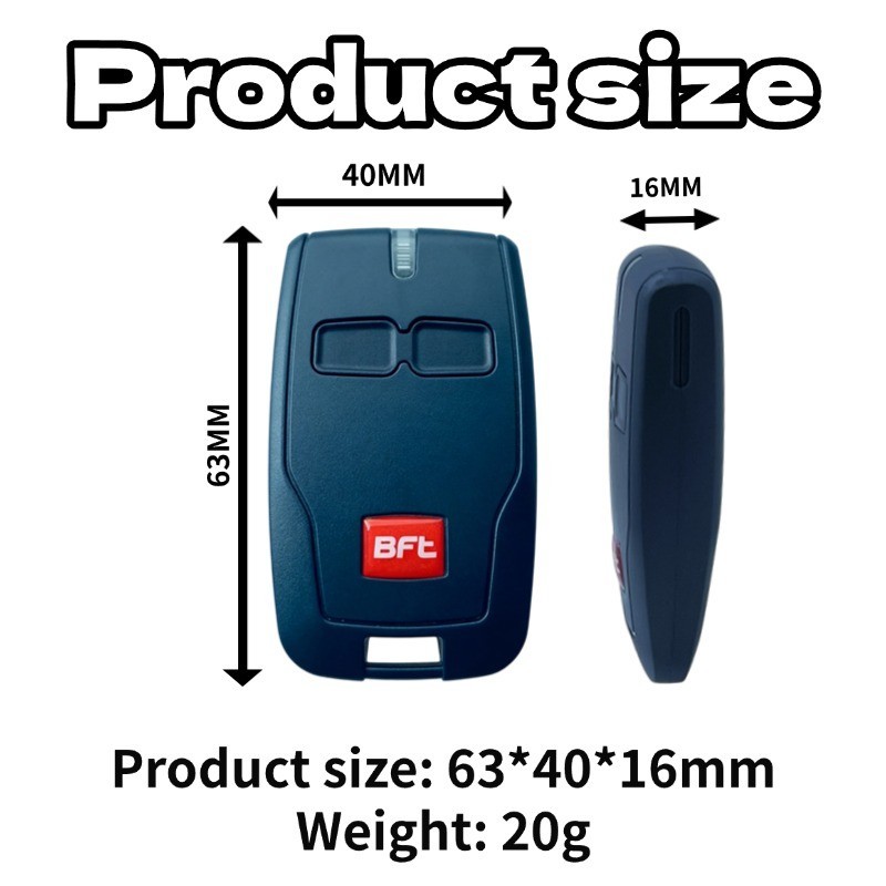 BFT MITTO 2 RCB2 Gate remote control handsets - keyfobs - transmitter