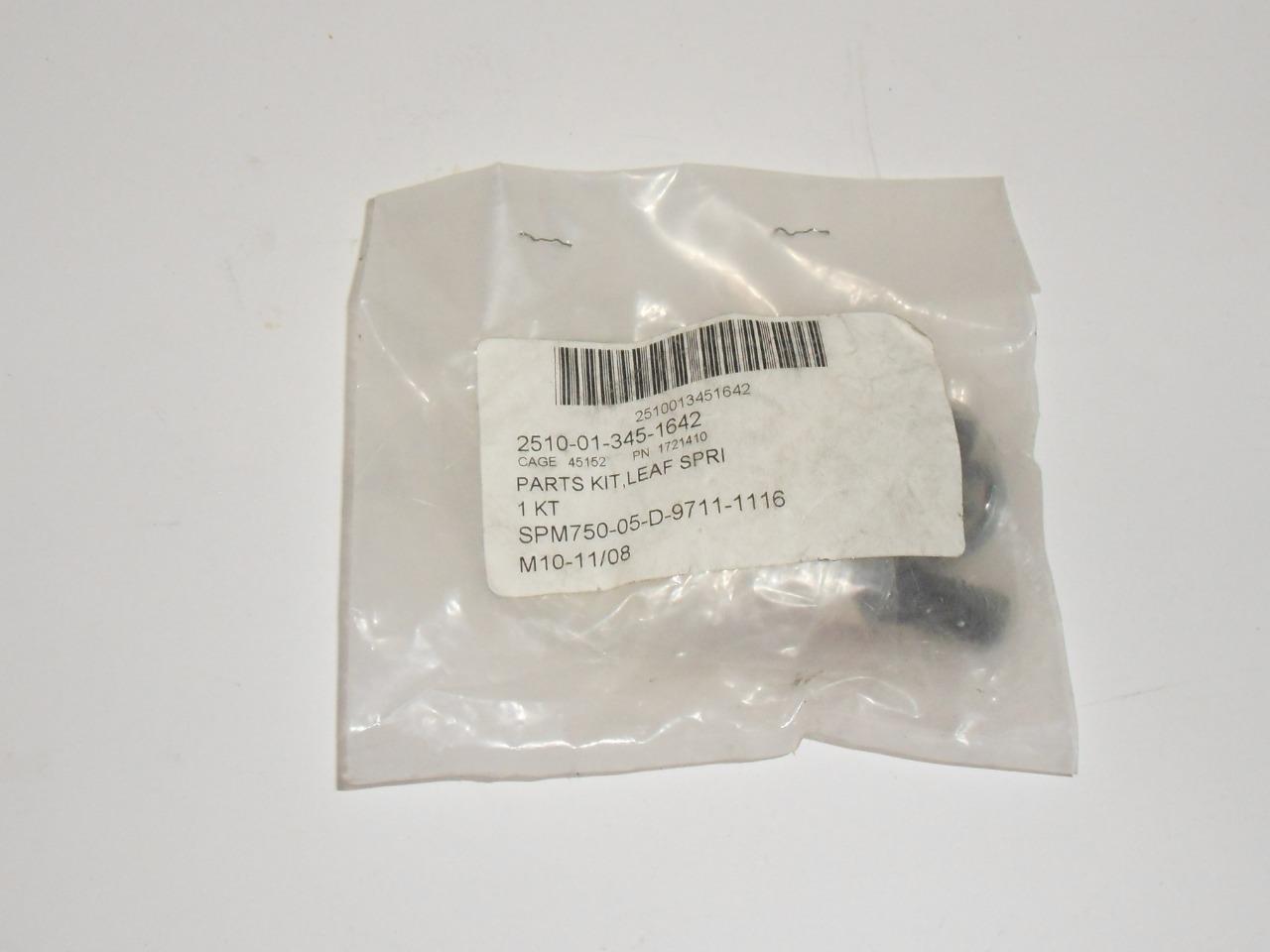 Military Surplus 1721410 Leaf Spring Parts Kit 2510-01-345-1642