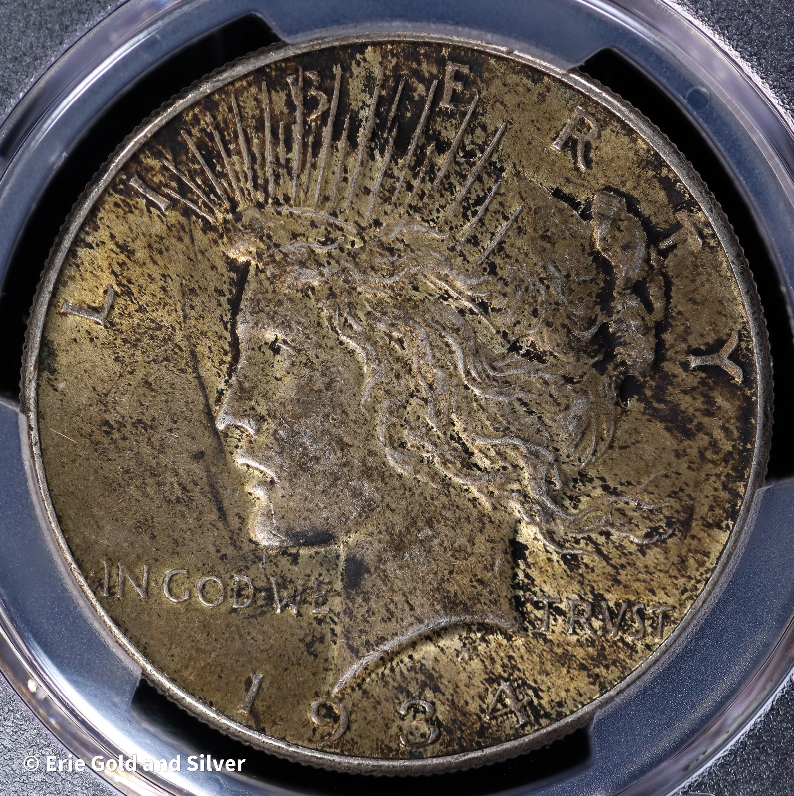 1934-P $1 Peace Silver Dollar PCGS AU 55