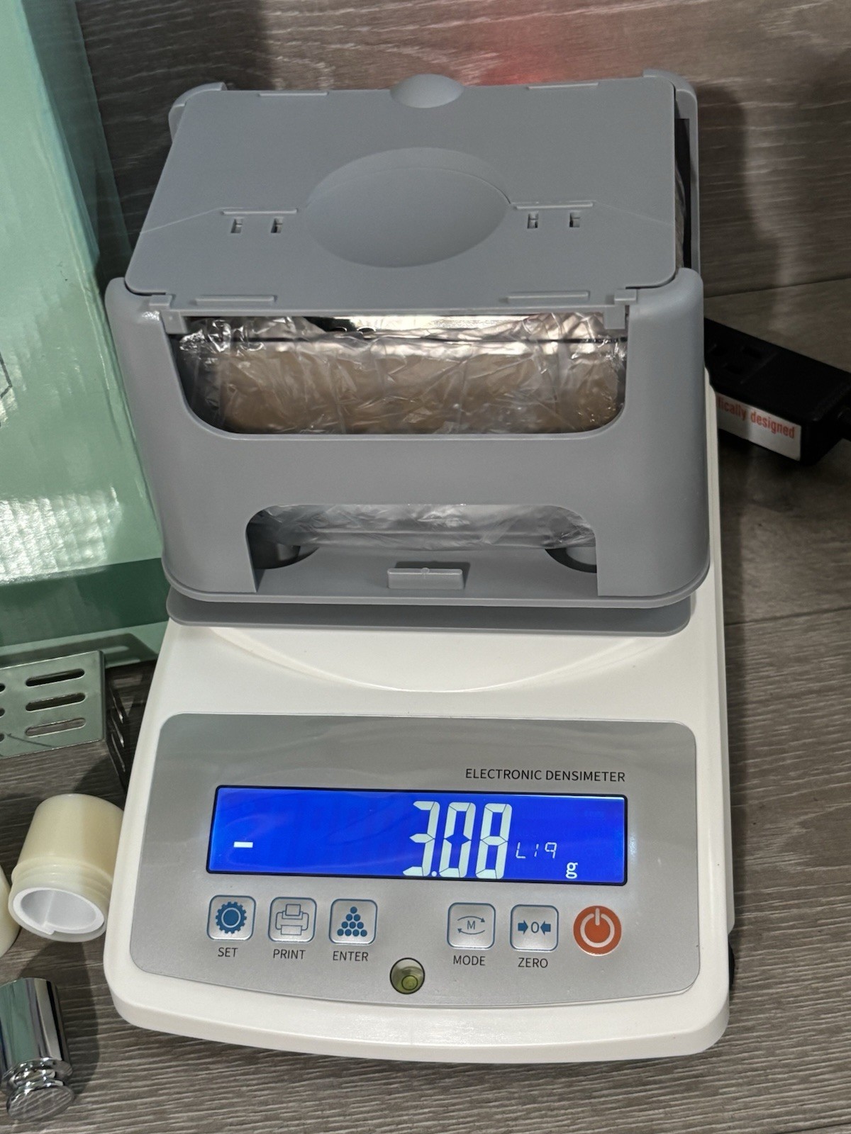 Solid Density Meter Densitometer w/ LCD Display JL-300A Range 0.01~300g OPEN BOX