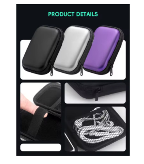 Data Frog EVA Hard Case for R36S RG35XX R35S Miyoo Mini Plus Console Bag