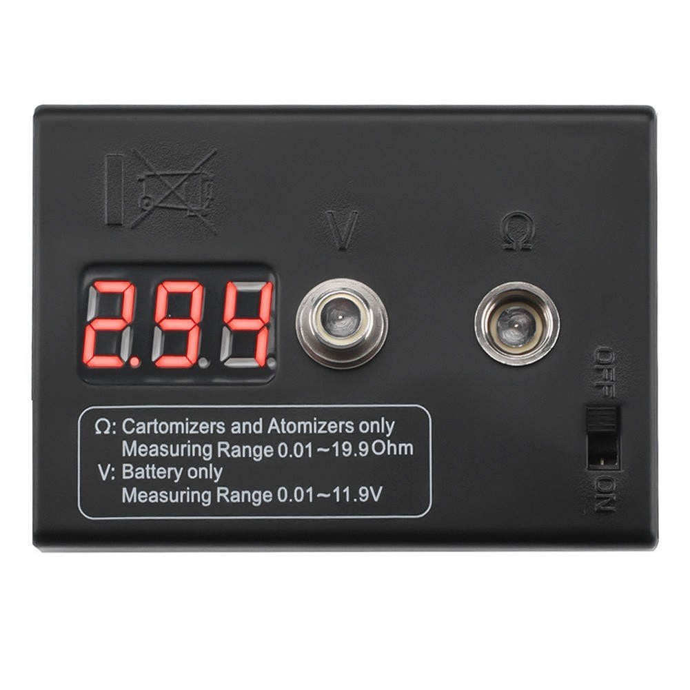 Compact Resistance Tester with LED Display for EGO 510 808D Compatibility