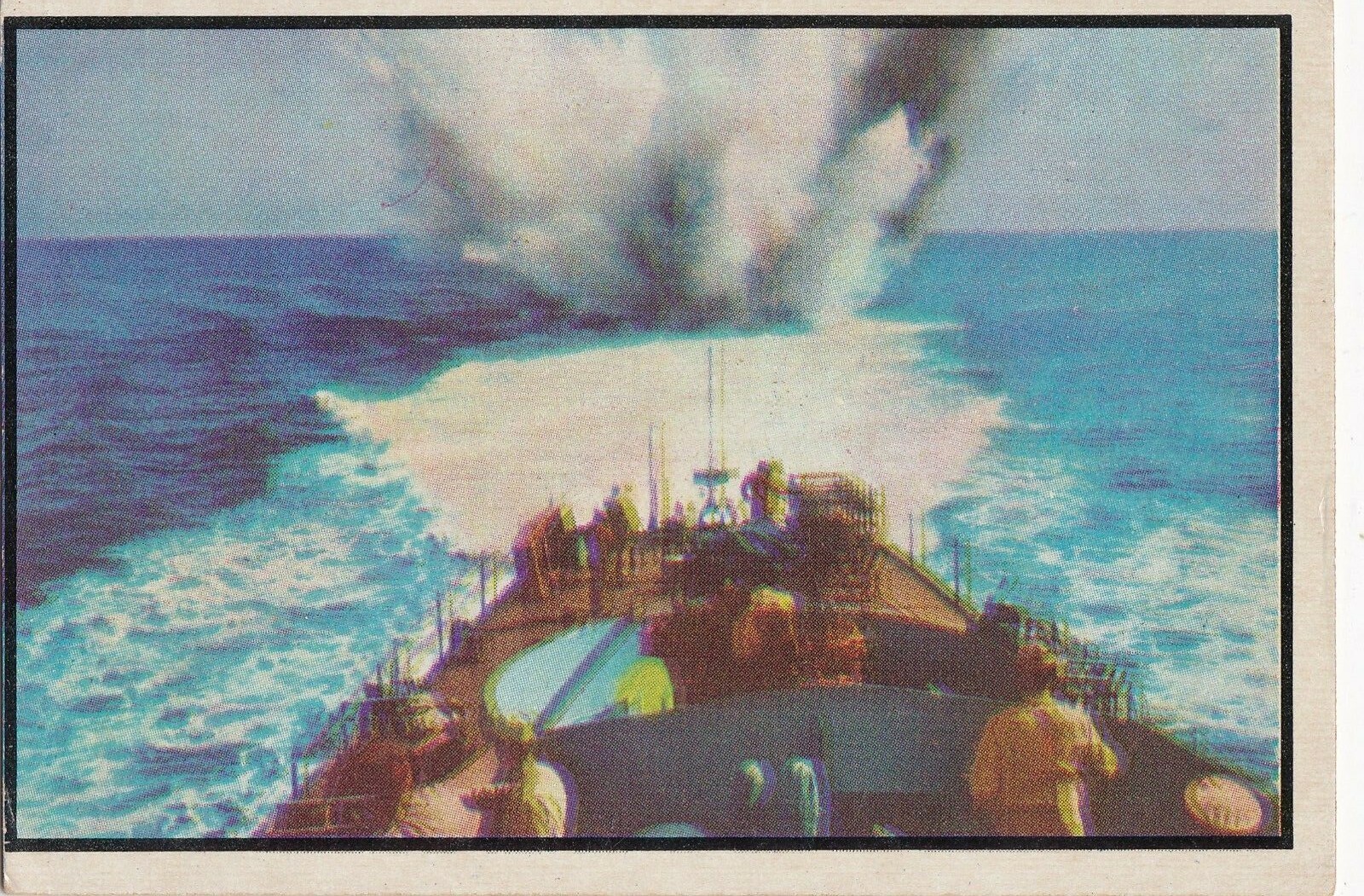 Military Trading Card Hunter Killer Team 1954 Bowman Card No. 94