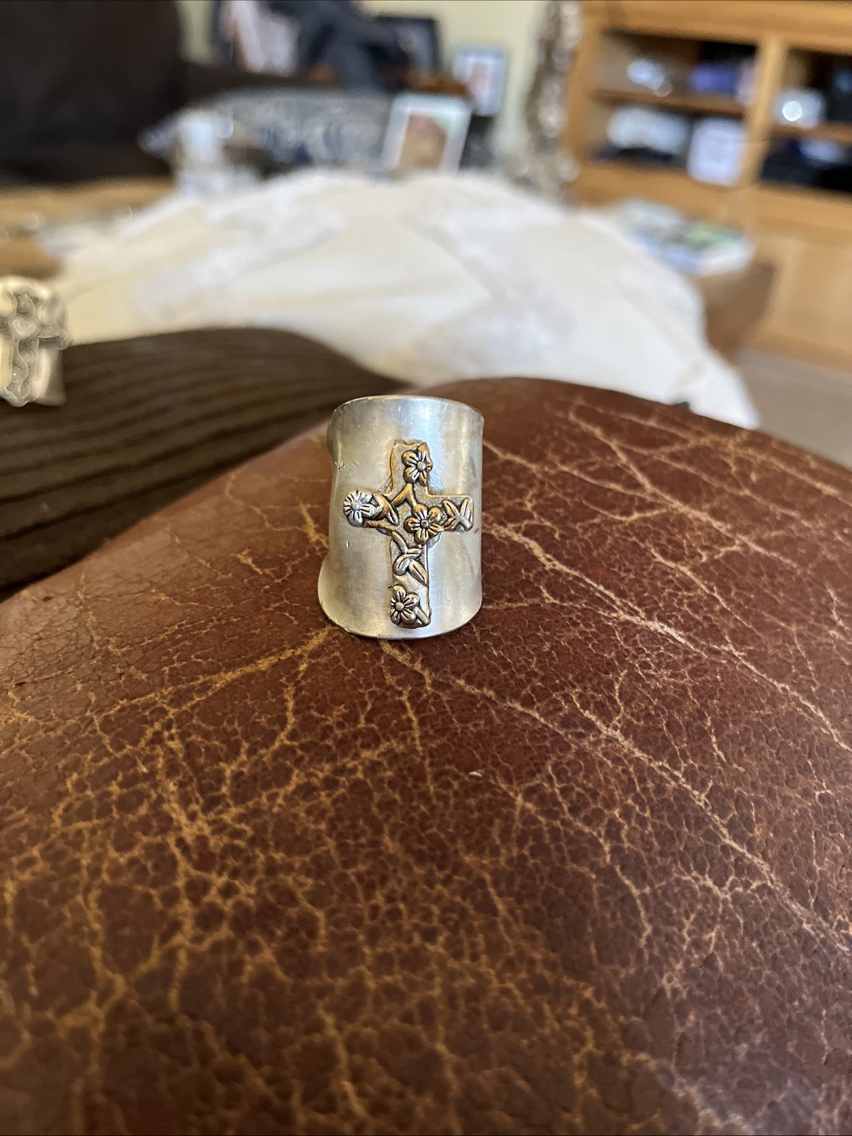 Spoon Bowl Cross Ring
