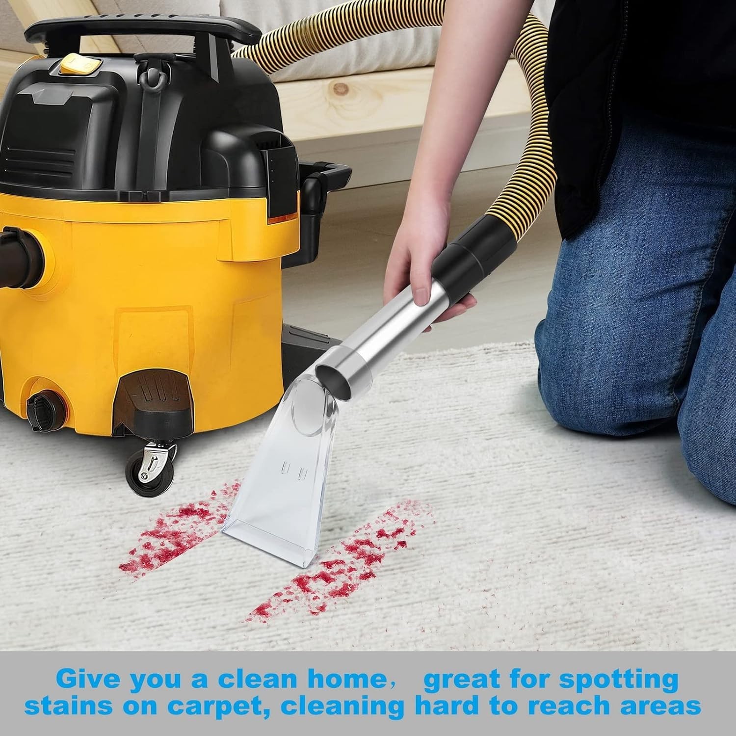 Extractor Attachment Vacuum Extractor Tool for Carpet Upholstery Car