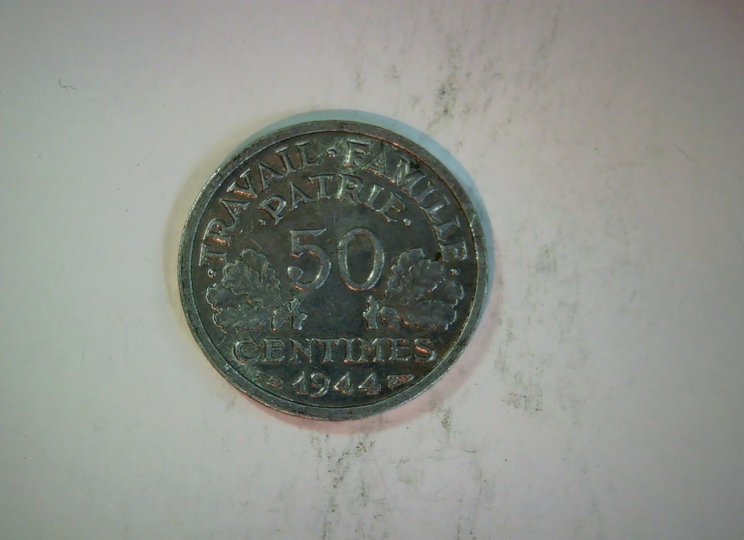 France 1944 50 Centimes État Français (Vichy) 50 Centimes Coin