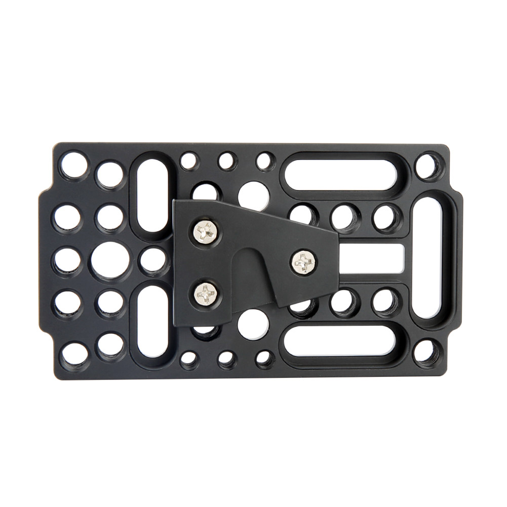 NICEYRIG Switching Cheese Easy Plate 1/4" 3/8" Thread w/ V-Lock Mount for Camera