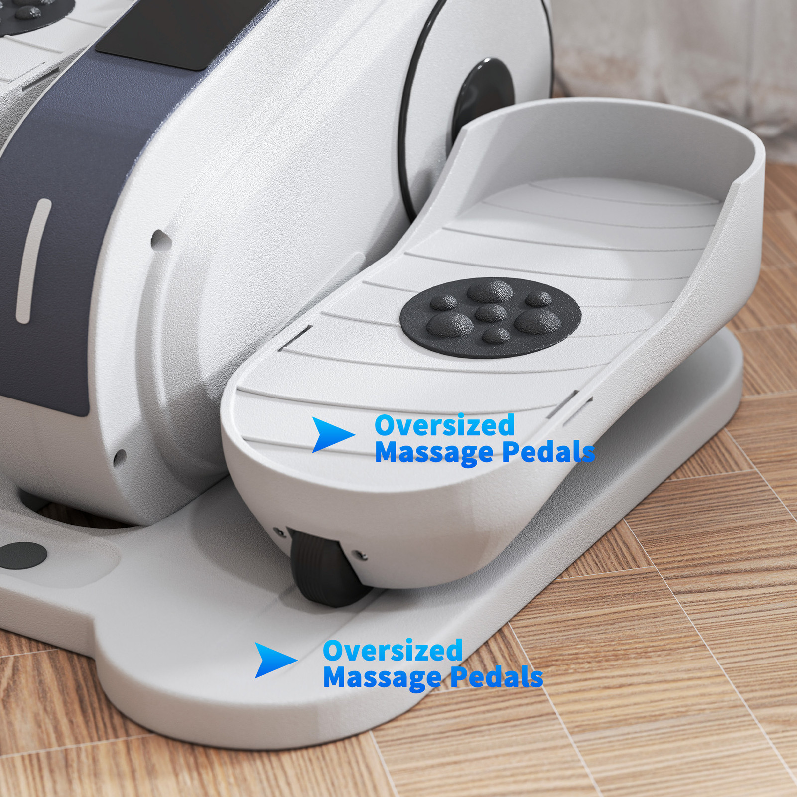 Soozier Under Desk Elliptical Machine with Remote Control, 10 Speeds